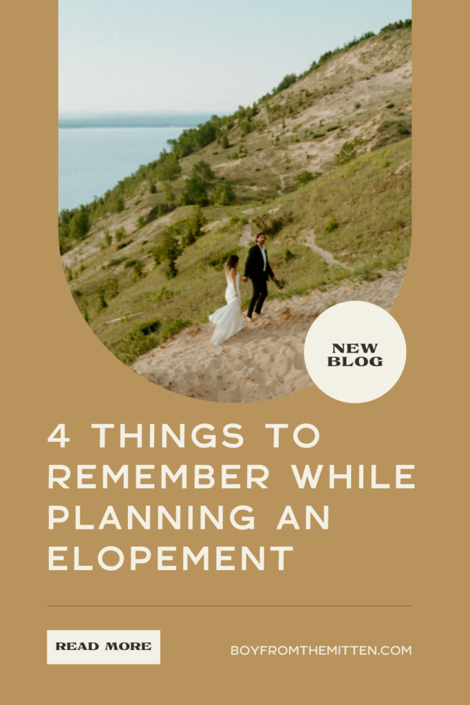 4 Things to Remember While Planning an Elopement. What you need to know when planning an elopement!